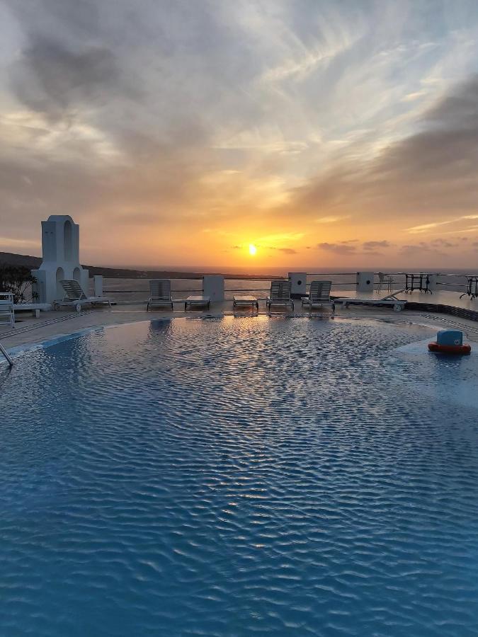 Ether Sunset Oia Kültér fotó